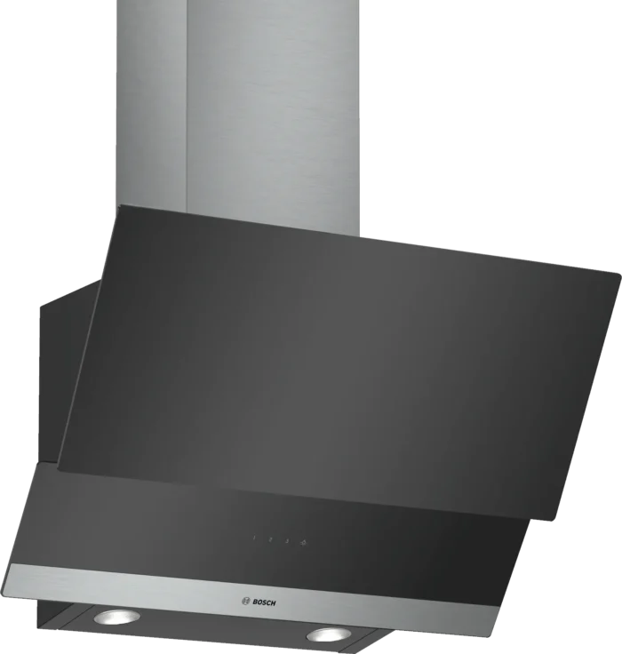 HOTTE BOSCH 60CM DECORATIVE VERRE NOIR DWK065G60 - Image 1
