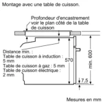 FOUR BOSCH ELECTRIQUE MULTIFONCTION ECOCLEAN 60 CM HBA357YS0
