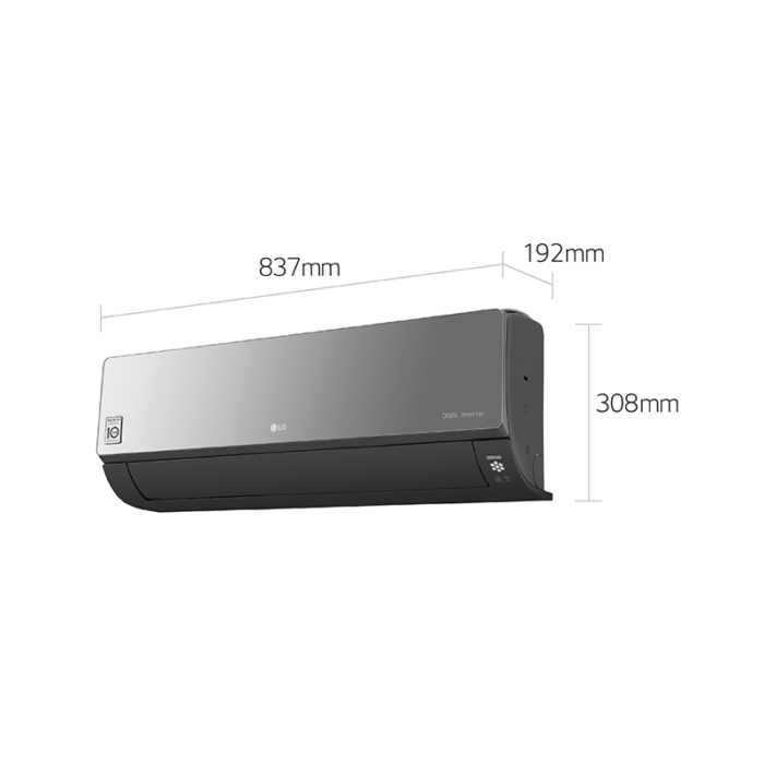 Climatiseur LG 11MJH ARTCOOL, Inverter Compressor™, 9000 BTU, Garantie 10 ans, Chauffage, Wi-Fi