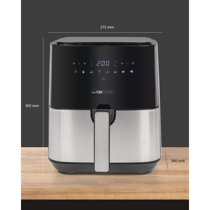 Friteuse  Clatronic À Air Chaud 5L Noir  FR3782H