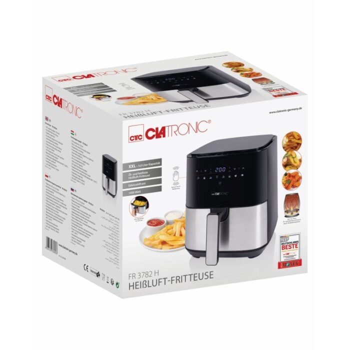 Friteuse  Clatronic À Air Chaud 5L Noir  FR3782H