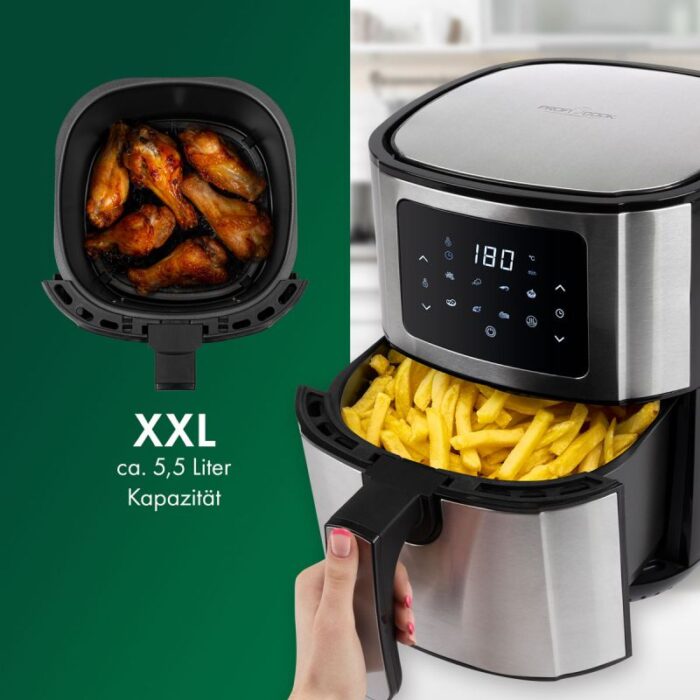 Friteuse Proficook  À Air Chaud 5,5L Avec Écran Tactile FR1239H