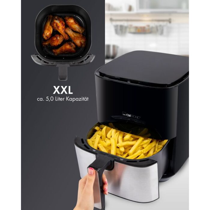 Friteuse  Clatronic À Air Chaud 5L Noir  FR3782H