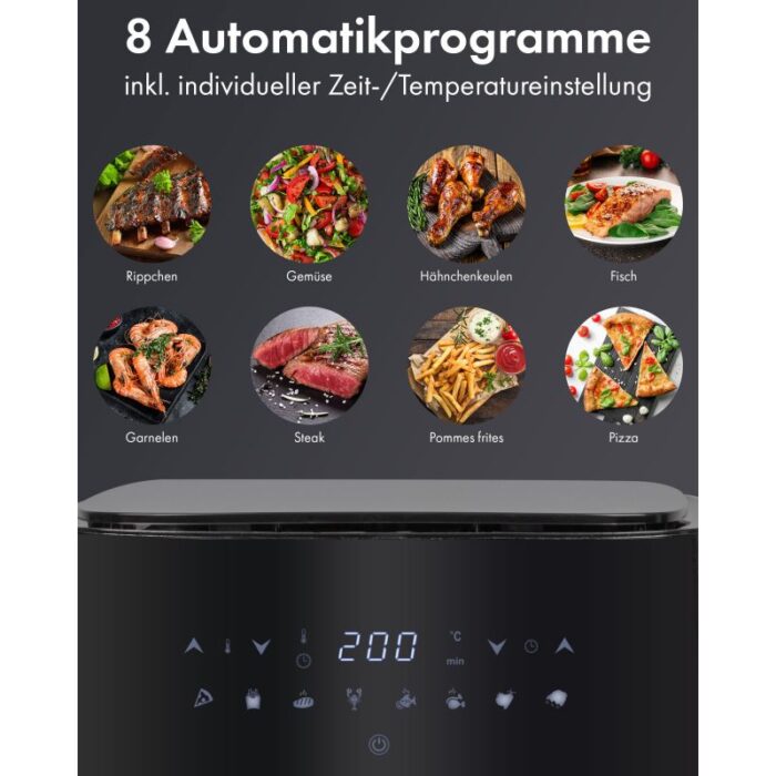 Friteuse  Clatronic À Air Chaud 5L Noir  FR3782H