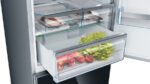 Réfrigérateur BOSCH CAMBINE  A++ 559L VERRE NOIR KGN56LB30U