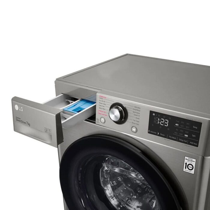 Machine a laver LG 7KG 1200 TR INOX F2V3HYPKP