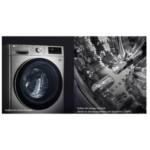 LG LAVANTE SÉCHANTE 12/8KG INOX F4V9BCP2EE
