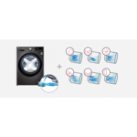 Machine a laver LG 8KG 1200 TR WIFI INOX F2V5PYP2T
