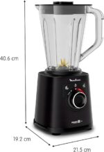 Moulinex PerfectMix+ Blender haute vitesse - 1.200W - 15 vitesses - 2,0L  LM88A810