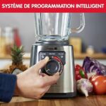Moulinex PerfectMix+ Blender haute vitesse, 1200 W, Bol en verre de 2 L, 3 programmes automatiques LM811D10
