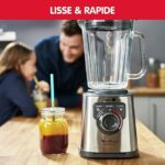 Moulinex PerfectMix+ Blender haute vitesse, 1200 W, Bol en verre de 2 L, 3 programmes automatiques LM811D10