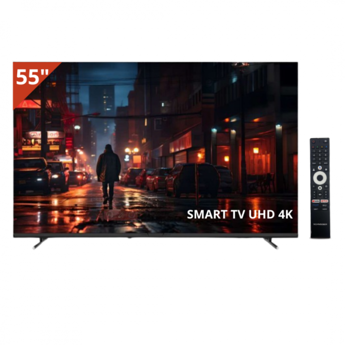 55" TV SCHNEIDER LED SMART UHD 4K - Image 1