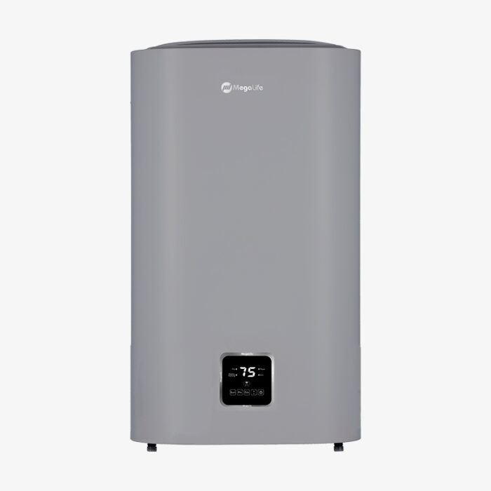 MEGALIFE Chauffe-eau Electrique Slim Silver 100L ML-FVDS1-100L