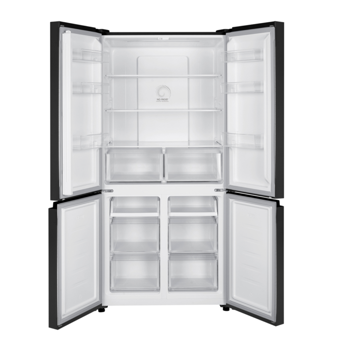 SCHNEIDER REFRIGERATEUR  FRENCH DOOR 337L NET MIROIR NOIR SCH-FF4-48