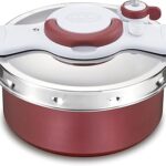 Tefal Clipso Minut Duo Autocuiseur 5L en aluminium avec 5 systèmes de sécurité et fermeture facile à une seule main  P47051