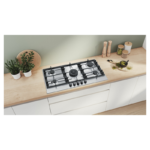 PLAQUE BOSCH 90CM 5F FONTRE INOX PCR9A5B90