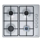 PLAQUE BOSCH 4F 60CM INOX PBP6C5B82L