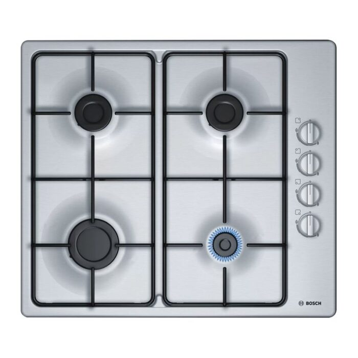 PLAQUE BOSCH 4F 60CM INOX PBP6C5B82L - Image 1