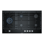 PLAQUE BOSCH 90CM 5F VERRE NOIR FLAMESELECT PRS9A6B70