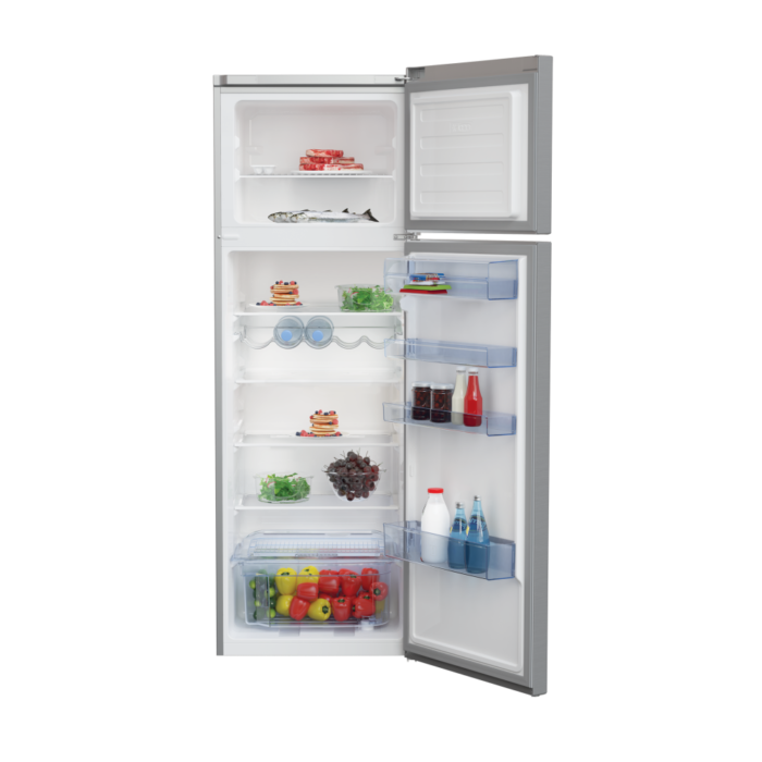 RÉFRIGÉRATEUR BEKO 2 PORTES 280L DEFROST GRIS RDSA35SX