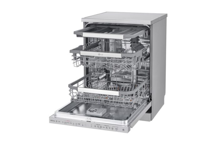Lave-vaisselle LG QuadWash™ Steam | EasyRack™ | SmartThinQ™ DFB325HS
