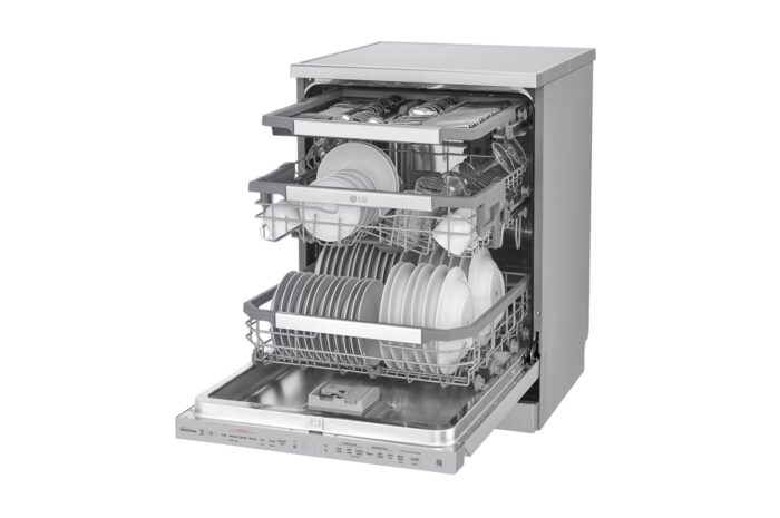 Lave-vaisselle LG QuadWash™ Steam | EasyRack™ | SmartThinQ™ DFB325HS
