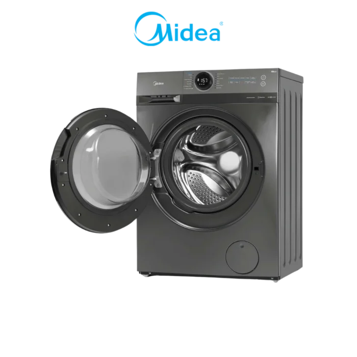 Machine à Laver Midea 8KG / 6KG SECHANTE 14000 TR GRIS – MF200D80WB/T