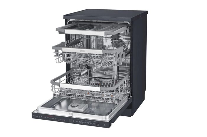 Lave-vaisselle LG QuadWash™ Steam | EasyRack™ | SmartThinQ™ DFB325HM