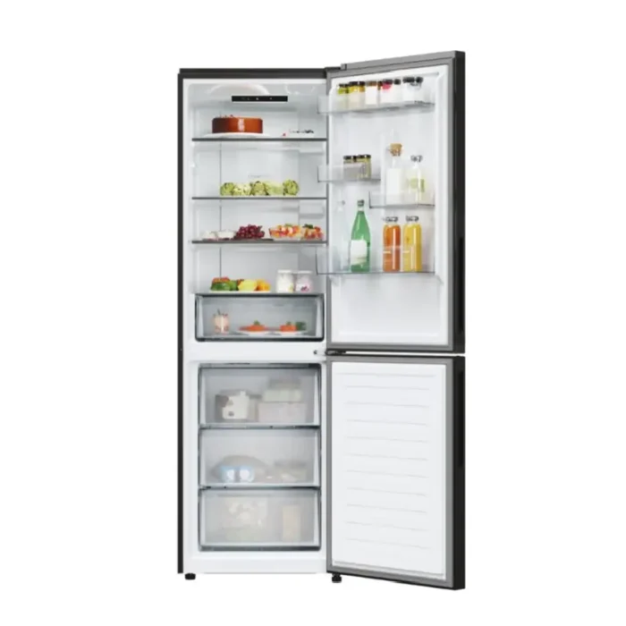 Réfrigérateur Candy combiné   355 L NO-FROST Noir  CNCQ2T618EBMA