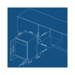 Lave-vaisselle Midea encastrable 14CV 5 programmes dark gray WQP14-W7703L