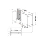 Lave-vaisselle Whirlpool 10C POSE LIBRE INOX WSFE2B19