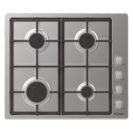 PLAQUE CANDY 60CM 4F GRILLES FONTE INOX CHG6LX
