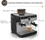 Machine Expresso Krups Manuelle avec moulin XP801T10 – Image 3