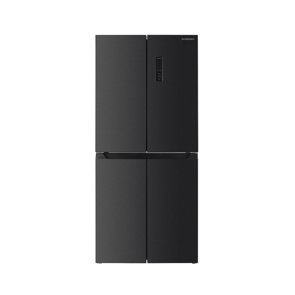 refrigerateur-schneider-french-door-337l-net-gris-noir RÉFRIGÉRATEUR SCHNEIDER 4 PORTES (FRENCH DOOR) 337L NET GRIS NOIR SCH-FF4-48 - Image 1