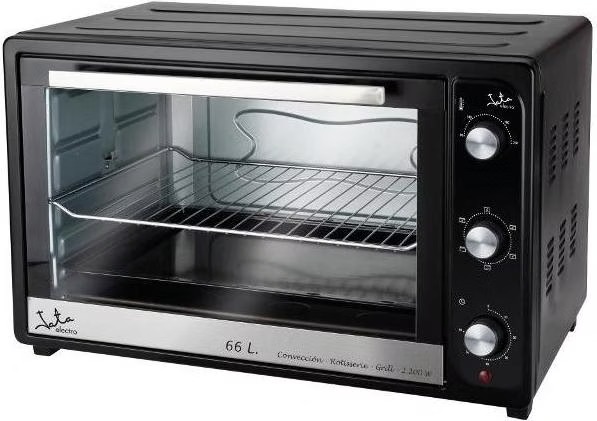 four-electrique-jata-66l-convection-hn966 Four Électrique Jata 66 L Noir Convection 3 Fonctions – HN966 – Image 1