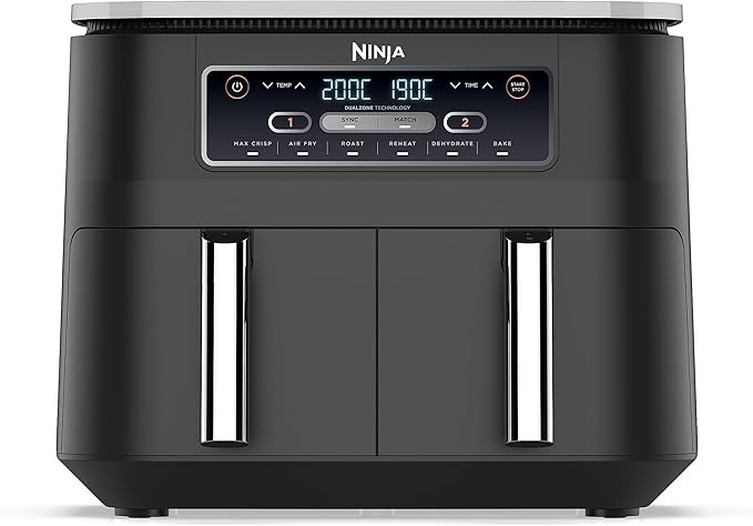 friteuse-sans-huile-ninja-foodi-7-6l-af300eu Friteuse Sans Huile Ninja Foodi Double Compartiment 7,6 L – AF300EU – Image 1
