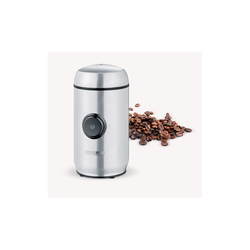 moulin-cafe-severin-inox-150w-km3879 Moulin à Café Severin Inox 150 W – KM3879 – Image 1