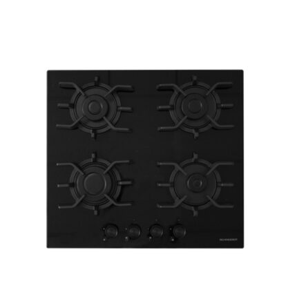 Plaque de cuisson Schneider 4 feux gaz 60 cm verre noir ZENN64GGB à Tanger