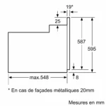 Four électrique Bosch multifonction 66 L inox HB512BS1T à Tanger – Image 4