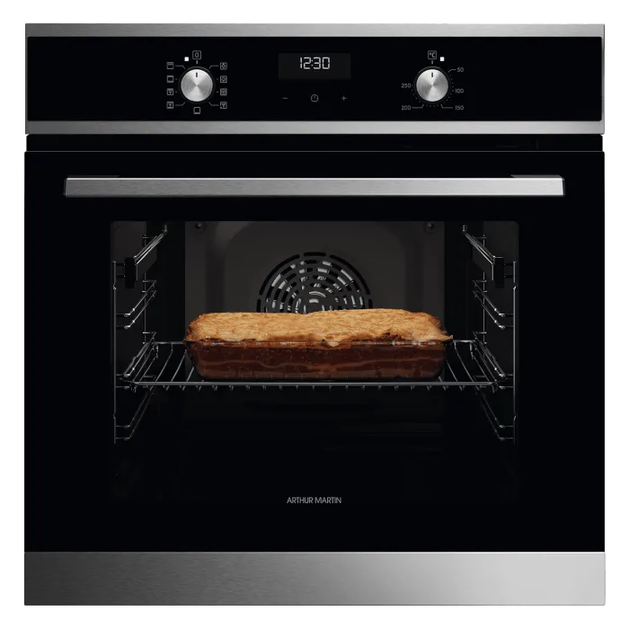 four-electrique-encastrable-arthur-martin-azb5c50bx Four encastrable Arthur Martin UT600 65 L SteamBake Digital Inox AZB5C50BX à Tanger – Image 1