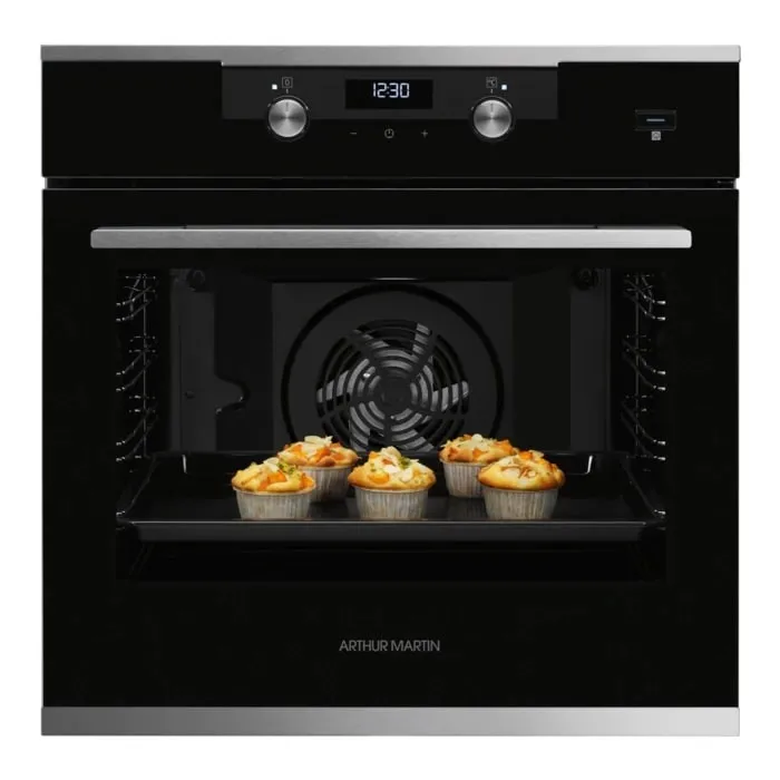 four-encastrable-arthur-martin-aodec70x Four encastrable Arthur Martin 60 cm SteamBake 72 L Inox AODEC70X à Tanger – Image 1