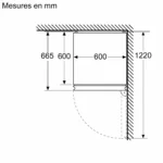 Réfrigérateur combiné Bosch 321 L Inox 60 cm KGN362LDF à Tanger – Image 10