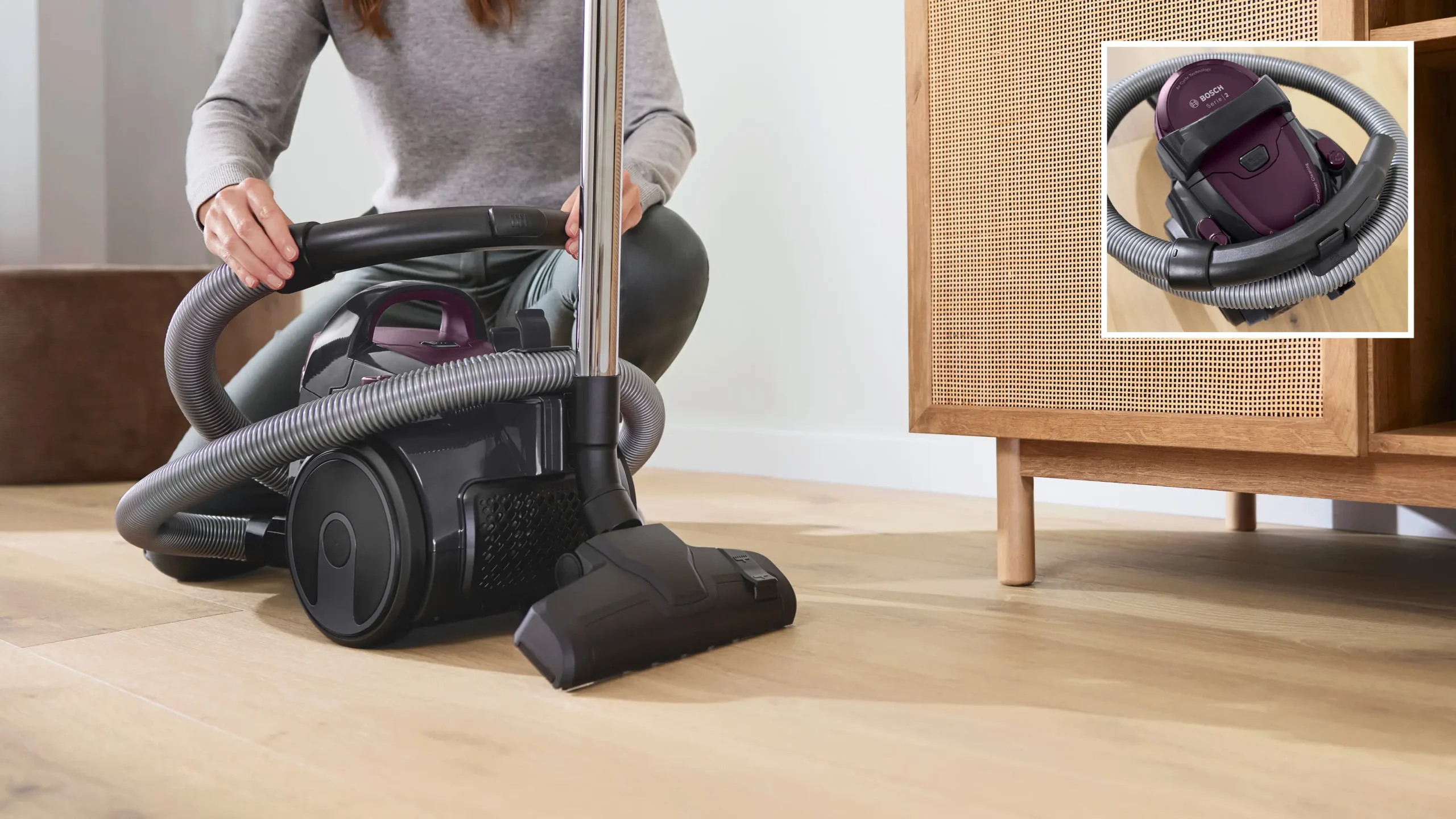 Aspirateur sans sac Bosch Série 2 1,5 L Violet BGC05AAA1 à Tanger – Image 5