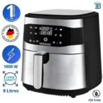 Friteuse sans huile Heinrich's Air Fryer 8 L 1800 W tactile PTHFR8205 à Tanger